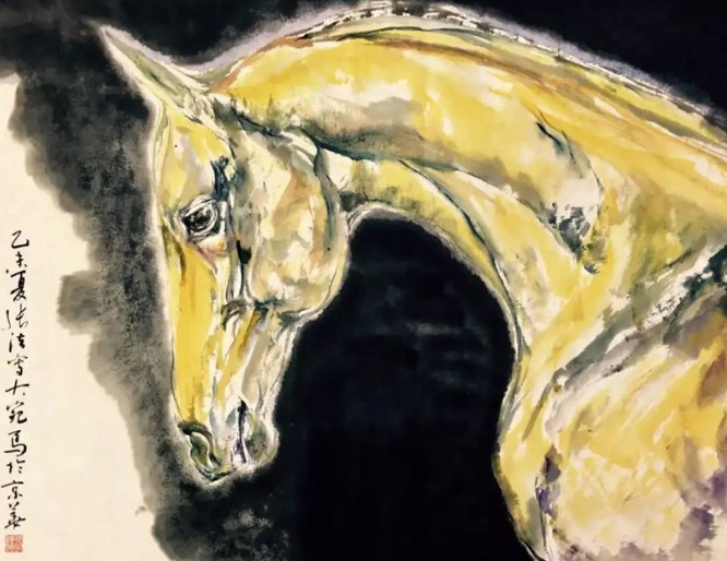 张浩书画作品欣赏《马》系列