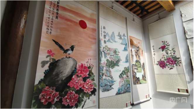 北京西城书画摄影及手工作品展开幕