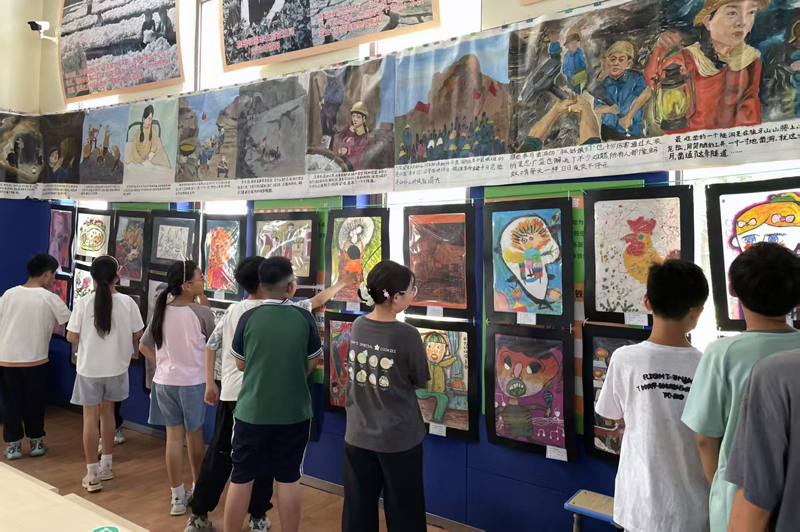 “一带一路”世界儿童画精品展六一前夕在新郑启幕 76国400幅童画架设文明互鉴之桥