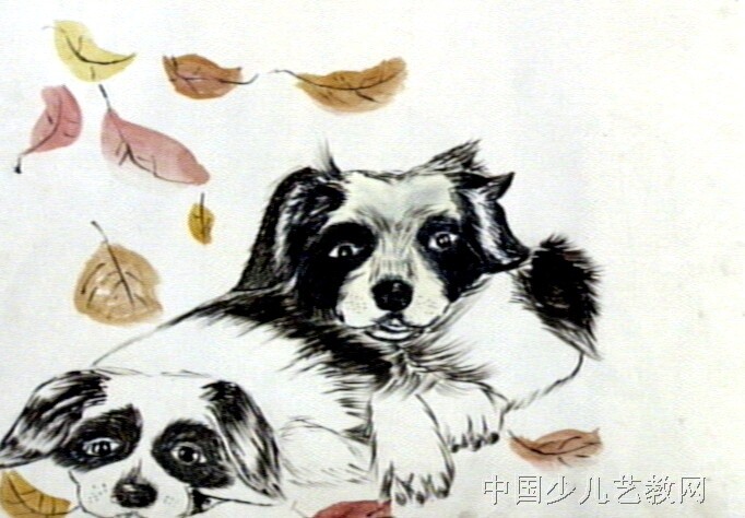 孙邓奇的《绘画》--《少儿画苑》国际少儿书画大赛作品赏析